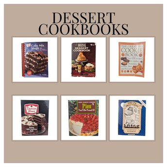 Vintage Dessert Cookbook Your Choice: Duncan Hines, Ladies Home Journal, Baking Books