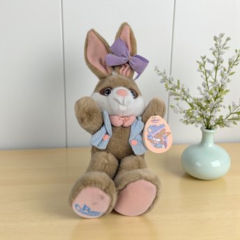 Vintage 1989 Peter Cottontail Plush: Applause Easter Bunny Stuffed Animal