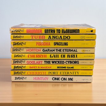 Vintage Sci-Fi Paperback Book: Your Choice of Classic DAW Novels