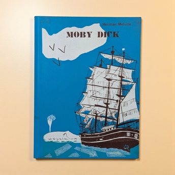 Vintage 1974 Moby Dick Book: Spanish Language Herman Melville