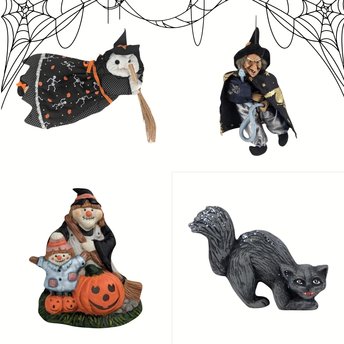 Vintage Halloween Decor: Your Choice of Figures