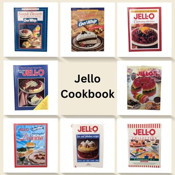 Vintage Jell-O & Cool Whip Cookbooks: Your Choice of Recipe Book