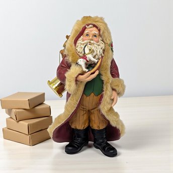 Vintage 1990s 21st Century Claus: Midwest of Cannon Falls Santa Figure