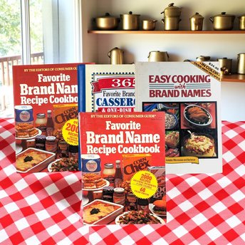 Vintage Favorite Brand Names Cookbook Choice: 1980s & 1990s Recipe Collection