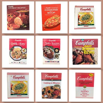 Vintage Campbell's Cookbook Choice: 1970s-90s Recipe Books