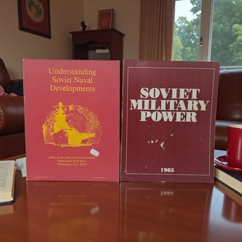 Vintage 1980s Soviet Military Power & Naval Books: Dept of Defense