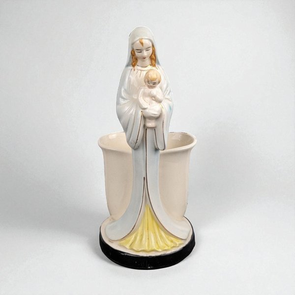 Vintage Artmark Madonna and Child Planter