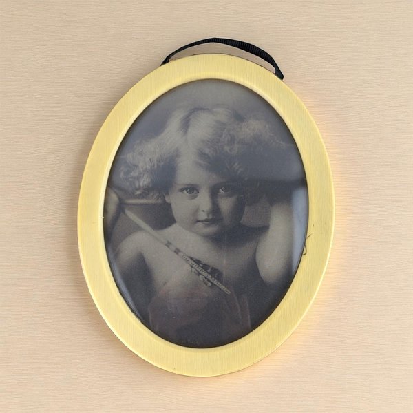 Vintage Cupid Awake Framed MB Parkinson Print