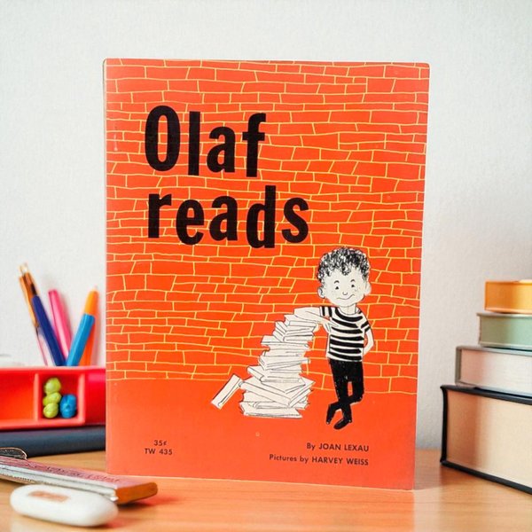 1961 Olaf Reads Softcover, Joan Lexau