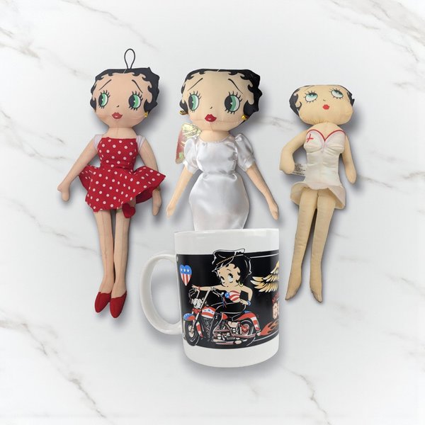 Vintage Betty Boop Choice of Dolls or Motorcycle Mug