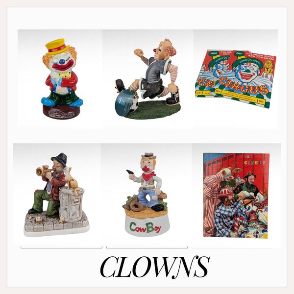 Vintage Circus & Clown Collection - Choose Your Favorite