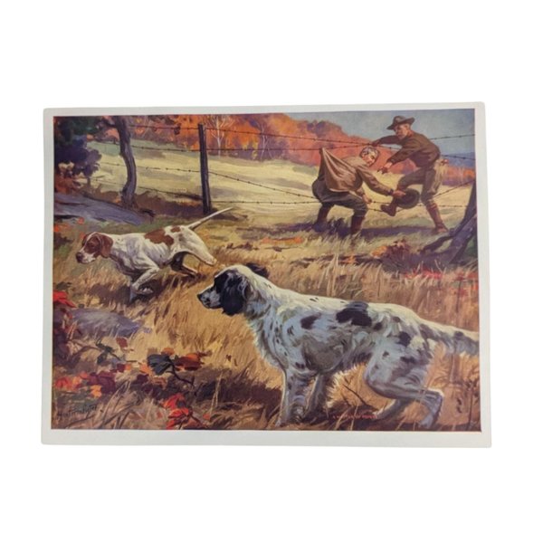 1940s Hy Hintermeister A Matter of Points Print