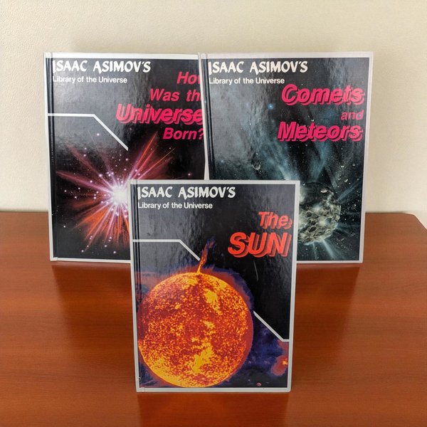 Vintage Isaac Asimov Library of the Universe Set of 3