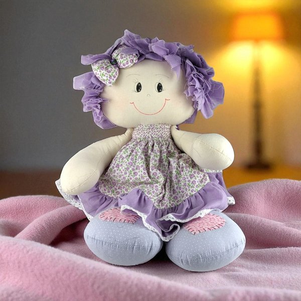 Vintage 19" Handmade Cloth Doll