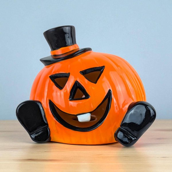 Vintage PR Halloween Jack O Lantern Light