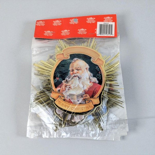1991 Roman Inc Santa Starburst Ornament Set