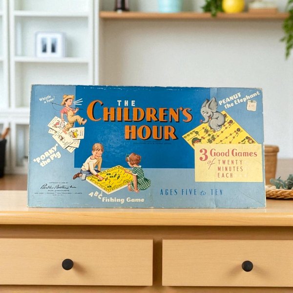 1958 Parker Brothers The Children's Hour Game