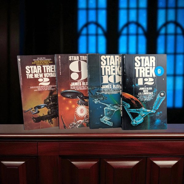 1973-1983 Star Trek Bantam Books Paperback Lot: Set of 4