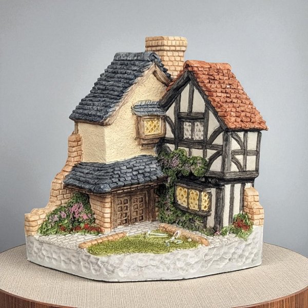 1994 David Winter 15 Lawnside Road Corner Figurine