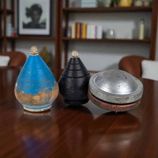 Vintage Duncan Tournament and Tornado Wooden Spin Tops Pair