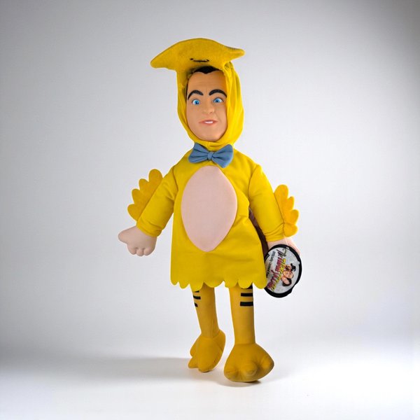 Vintage The Three Stooges Curly Chicken Plush Doll