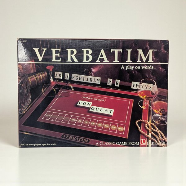 1985 'Verbatim' Board Game: Lakeside