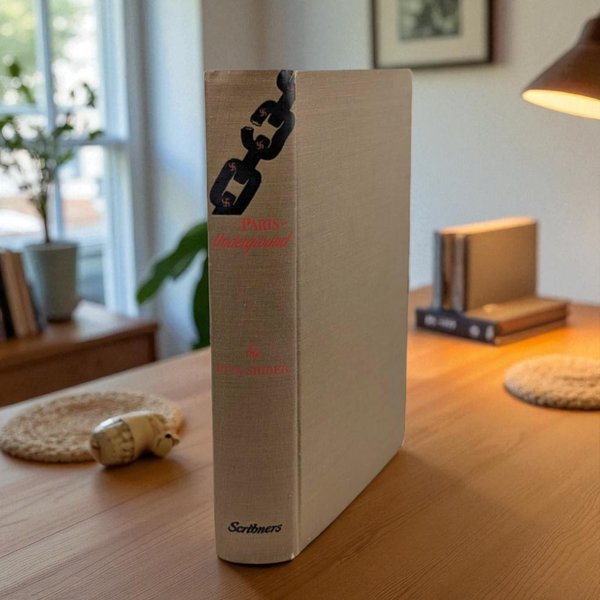 1943 'Paris Underground' by Etta Shiber Hardcover Book