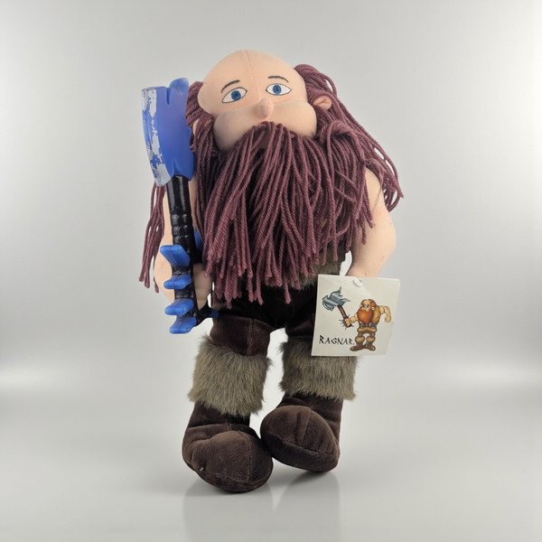 Vintage Ragnar the Viking Plush Doll