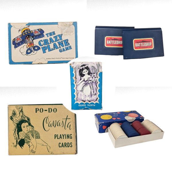 Vintage Games & Playing Cards Lot