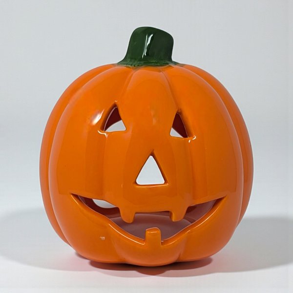 2004 Target Jack O' Lantern Ceramic Tealight Holder