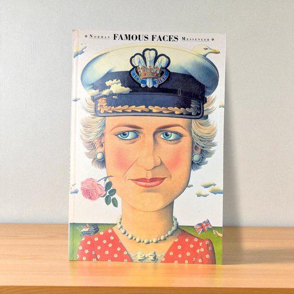 1995 'Famous Faces' by Norman Messenger Hardcover Book