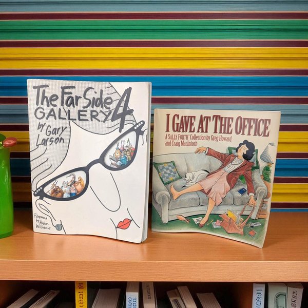 1990s The Far Side Gallery 4 and Sally Forth Softcover Comic Books
