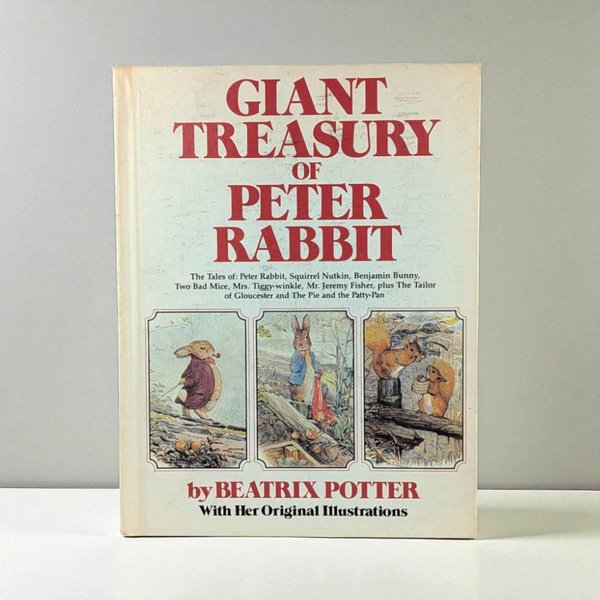 1980 'Giant Treasury of Peter Rabbit' Hardcover Book